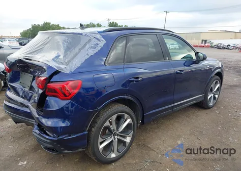 2021 Audi Q3 Premium 45 Tfsi S Line Quattro Tiptronic from USA, damaged, VIN WA1DECF31M1066668